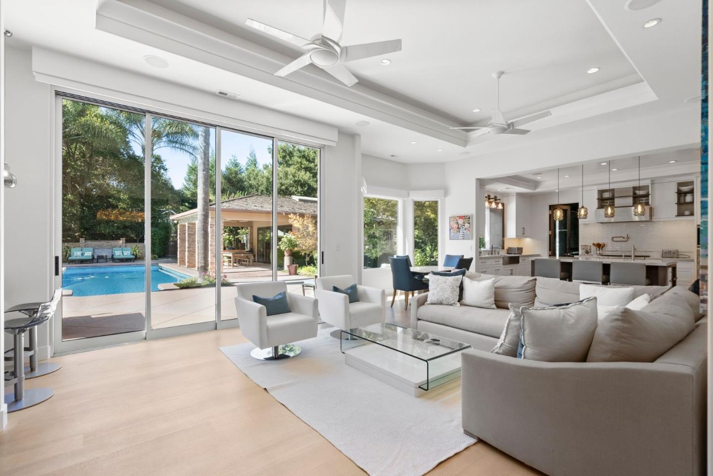 2 Lane Place Atherton, CA 94027 - Photo 10 of 35 a living room with furniture and a large window