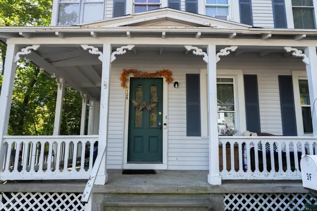 front view of a house with a porch