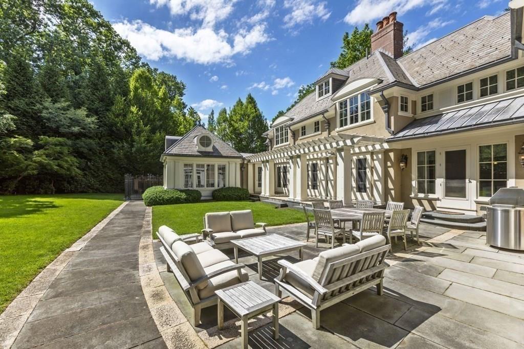 17 Clark Road Wellesley, MA 02481 - Photo 34 of 42 a view of an house with backyard and a patio