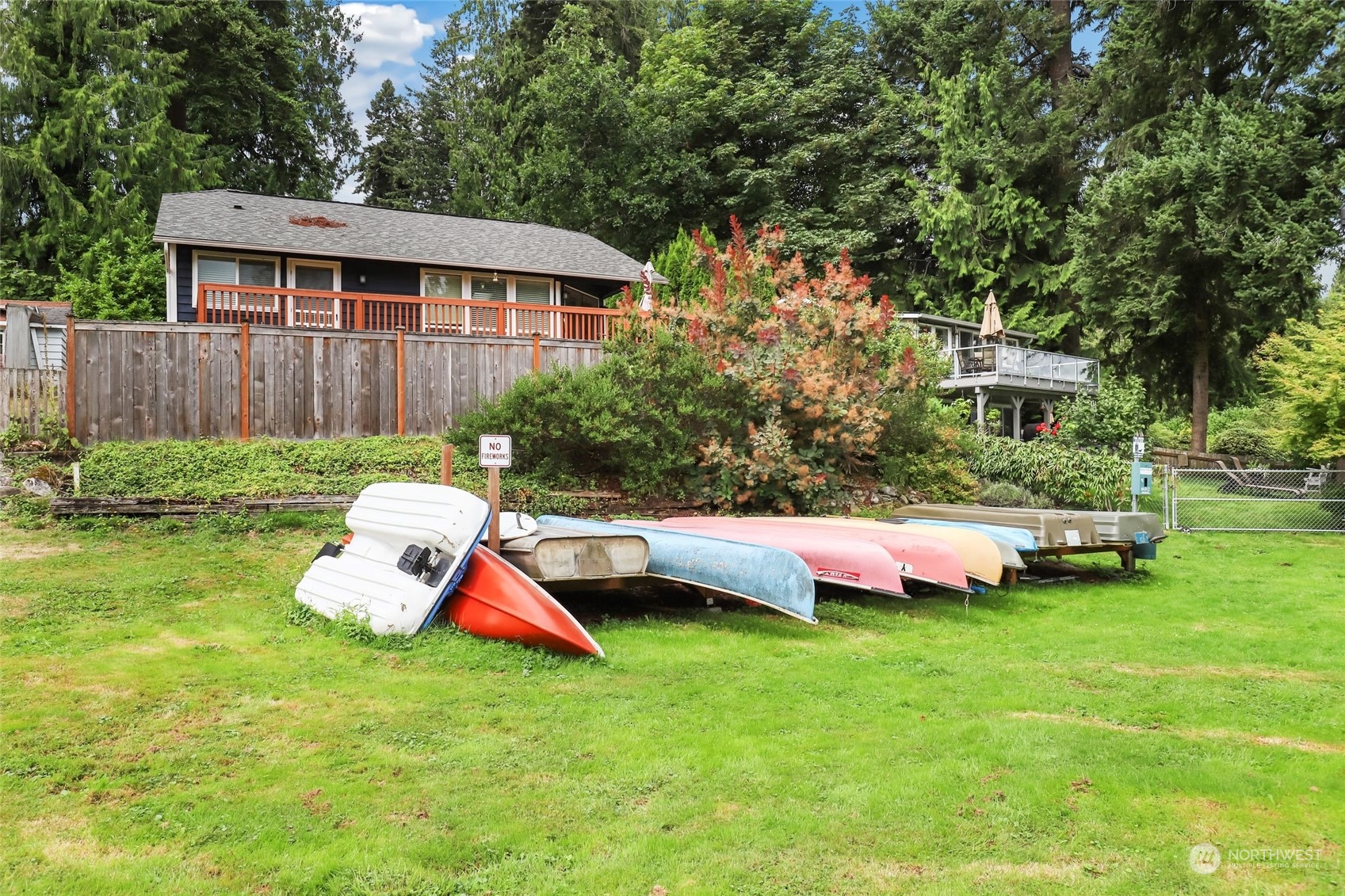 14630 200th Avenue Southeast Renton, WA 98059 - Photo 34 of 40 a backyard of a house with table and chairs