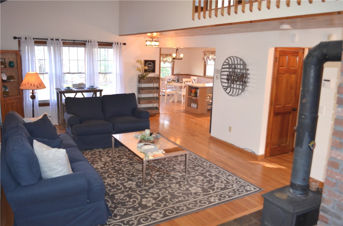 22 Weaver Hill Road Coventry, RI 02816 - Photo 15 of 41 Living room with wood burning fireplace