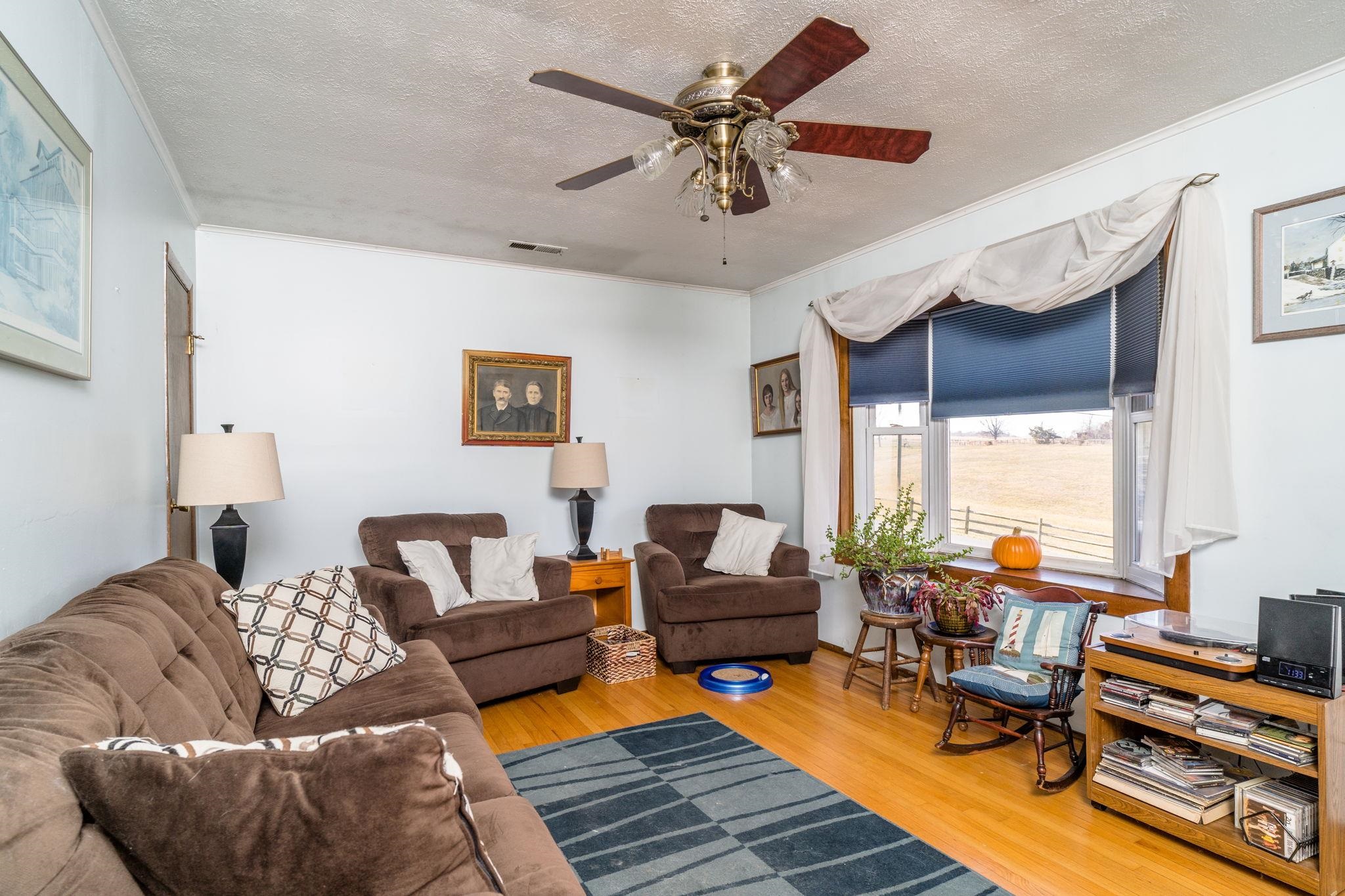 3154 Layman Trestle Road Harrisonburg, VA 22802 - Photo 6 of 30 a living room with furniture kitchen view and a large window