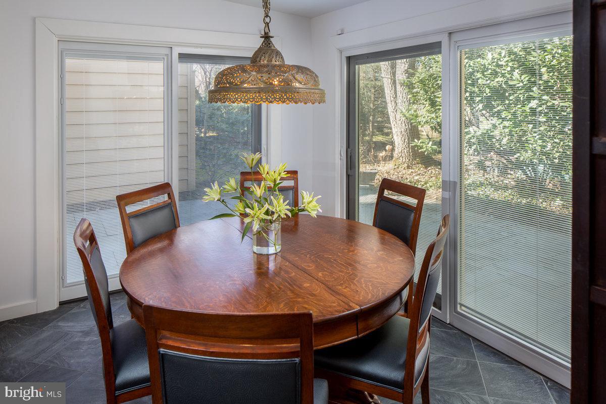 218 Fairview Road Narberth, PA 19072 - Photo 15 of 31 Breakfast Room with Double Pella Sliding Doors