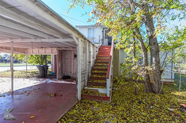 a view of outdoor space and deck