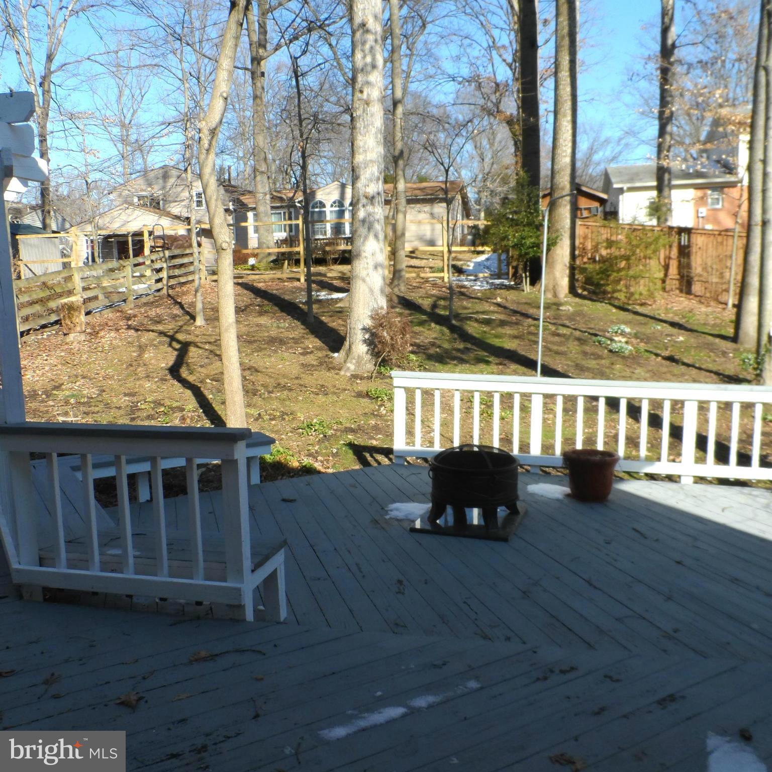 6607 Huntsman Boulevard Springfield, VA 22152 - Photo 12 of 30 Tiered Deck with Fire Pit
