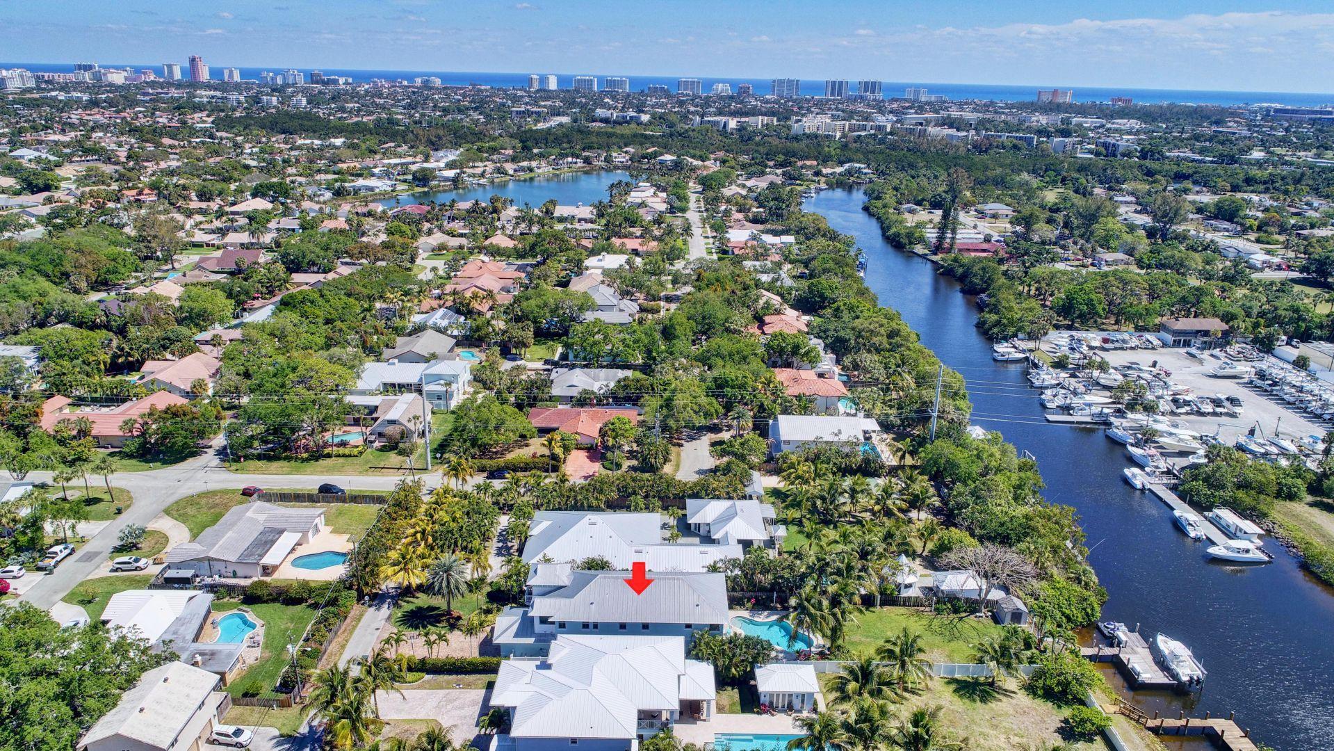 930 Southwest 21st Lane Boca Raton, FL 33486 - Photo 69 of 71 SIDE VIEW CANAL