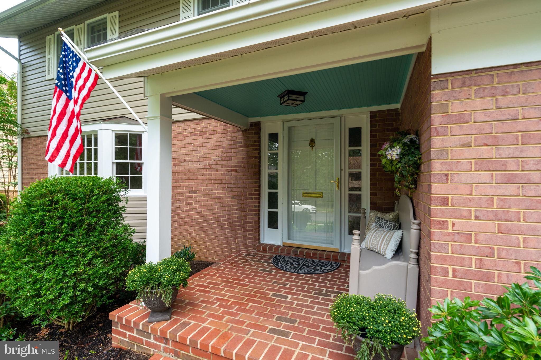 8313 Oakford Drive Springfield, VA 22152 - Photo 2 of 45 Beautiful Brick Path and Covered Patio