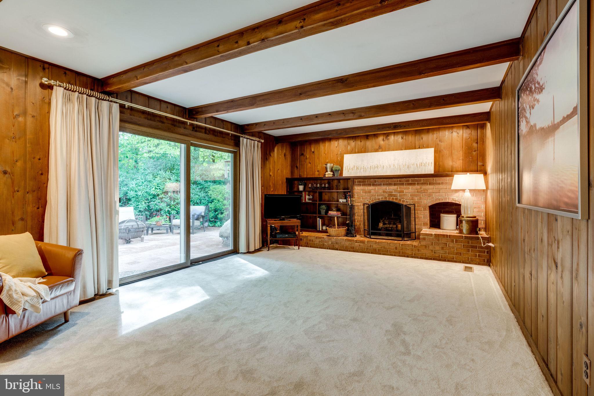 8313 Oakford Drive Springfield, VA 22152 - Photo 13 of 45 Cozy Family Room with Fireplace