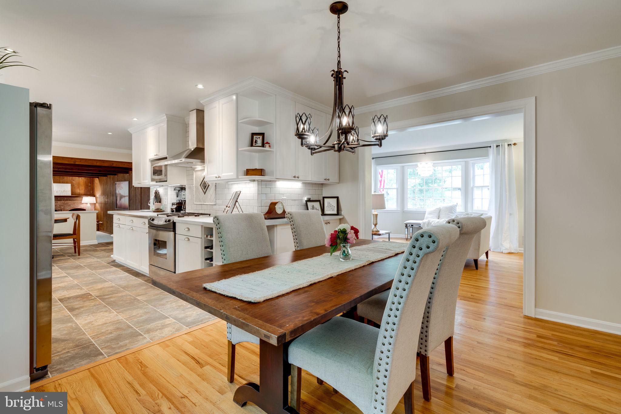 8313 Oakford Drive Springfield, VA 22152 - Photo 6 of 45 Dining Room open to Kitchen