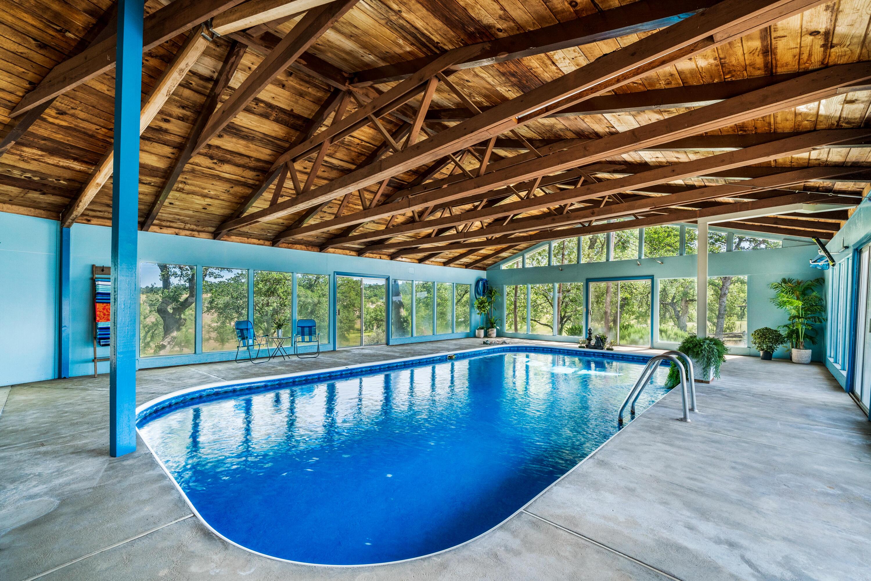24423 Bascom Road Millville, CA 96062 - Photo 2 of 31 Heated indoor pool