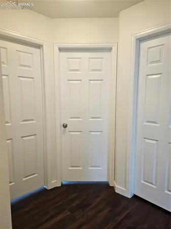 a view of front door