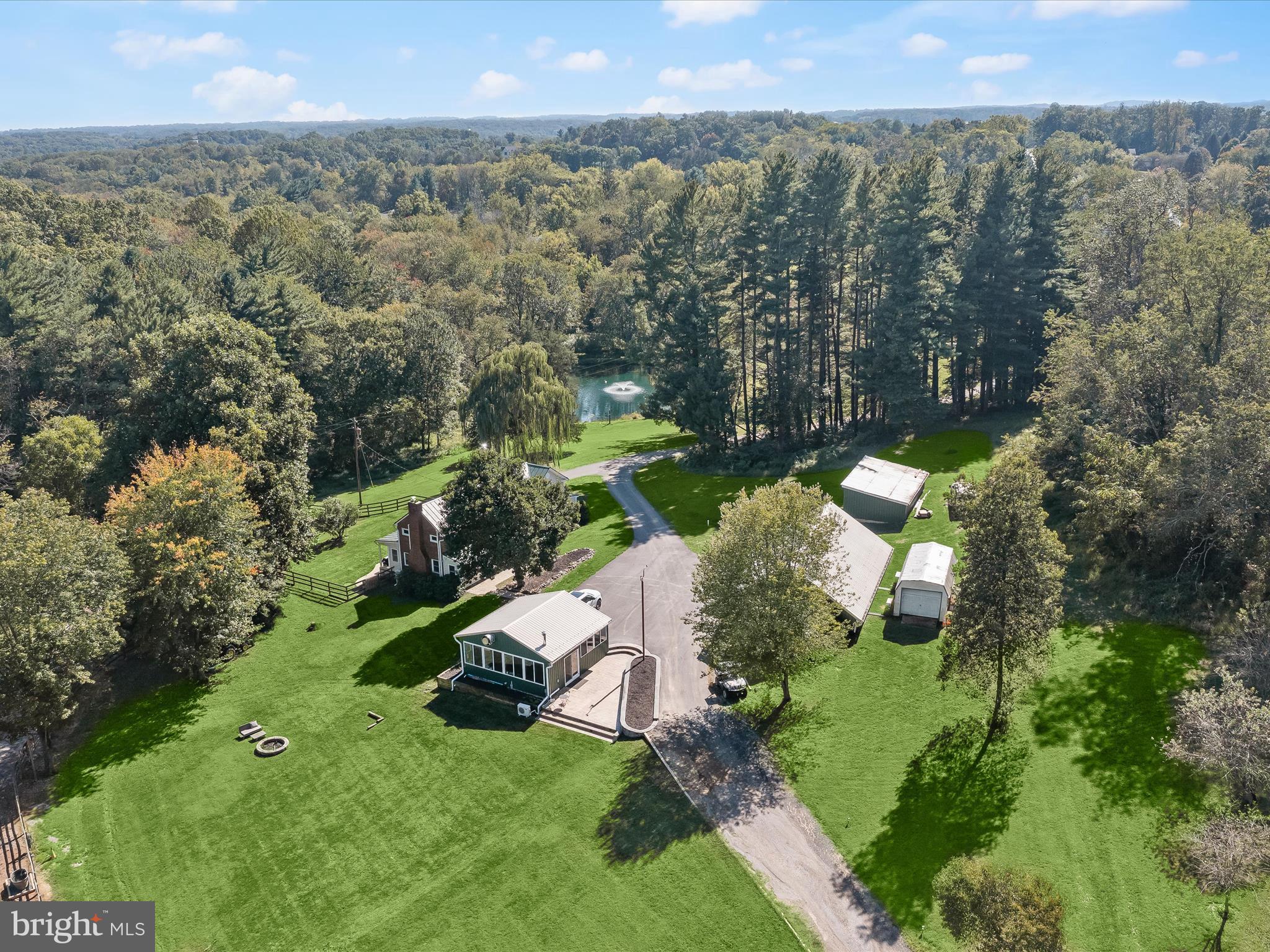 6270 Davis Road Woodbine, MD 21797 - Photo 42 of 88 Aerial of Front of Property