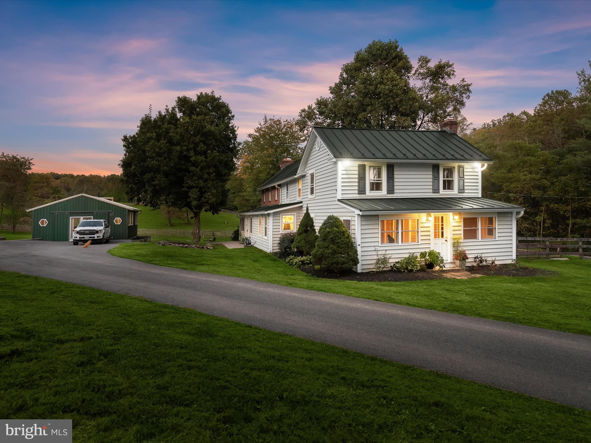 6270 Davis Road Woodbine, MD 21797 - Photo 77 of 88 Front Exterior at Twilight