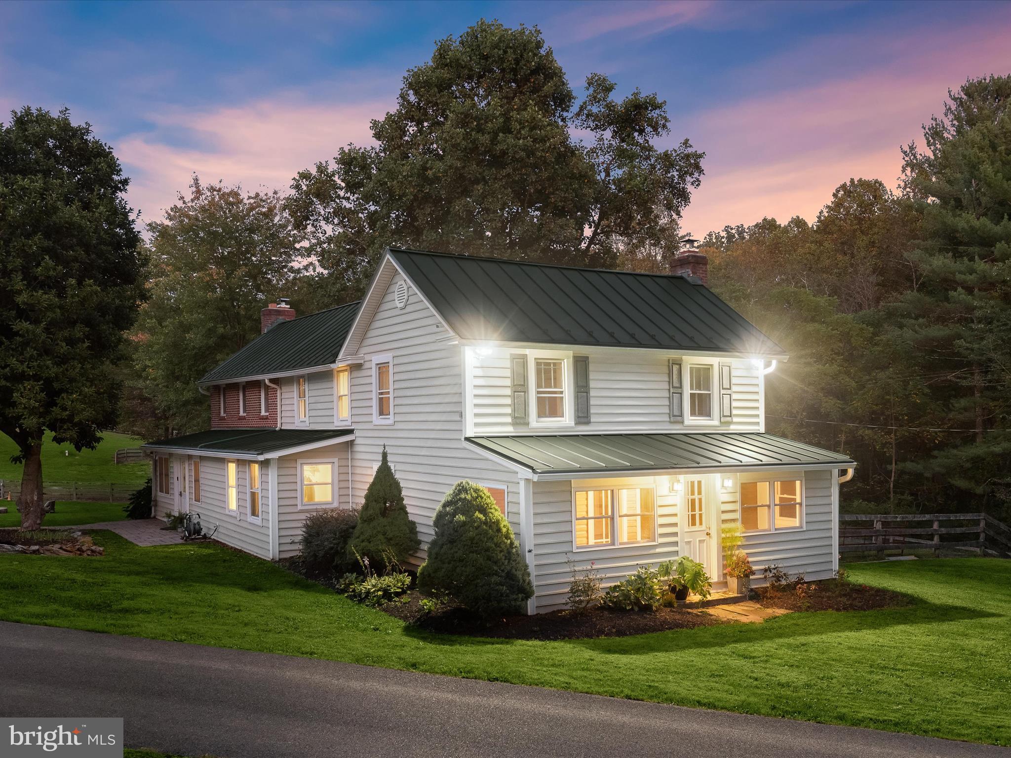 6270 Davis Road Woodbine, MD 21797 - Photo 78 of 88 Front Exterior at Twilight