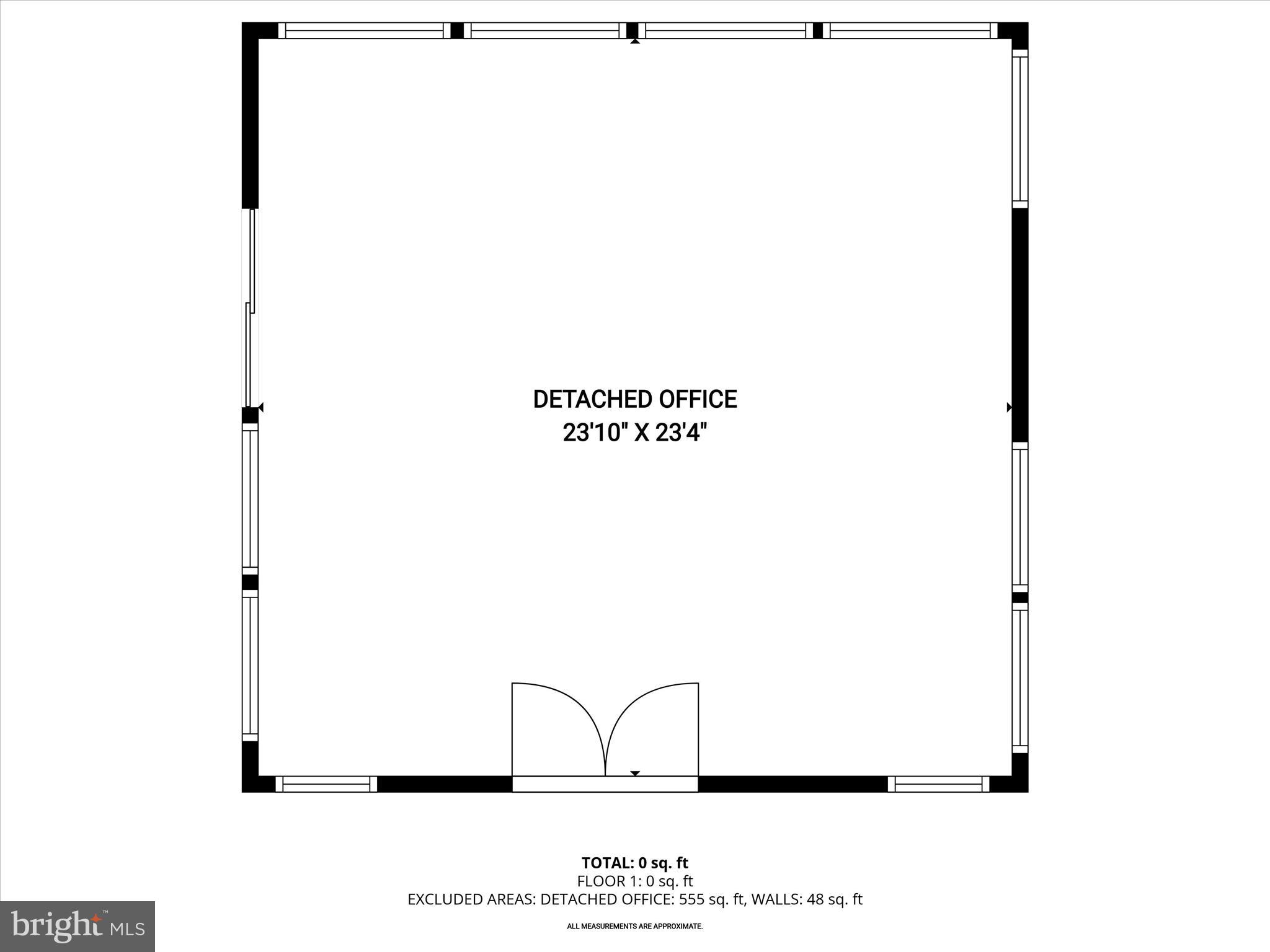 6270 Davis Road Woodbine, MD 21797 - Photo 86 of 88 Detached Office Floor Plan