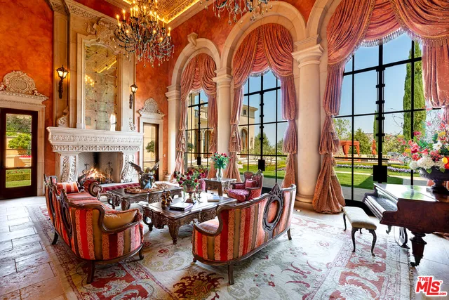 a view of a patio with couches table and chairs