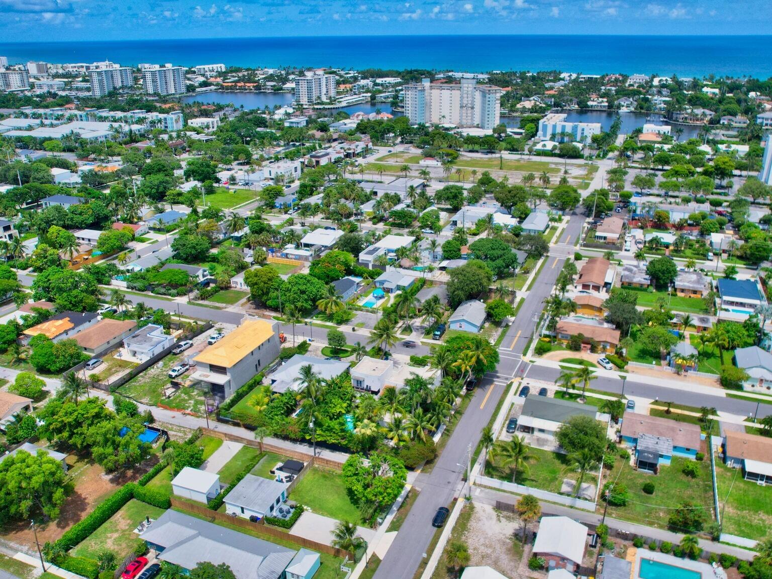 201 Southeast 7th Street Delray Beach, FL 33483 - Photo 3 of 31 Aerial shot