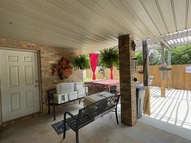 a living room filled with furniture