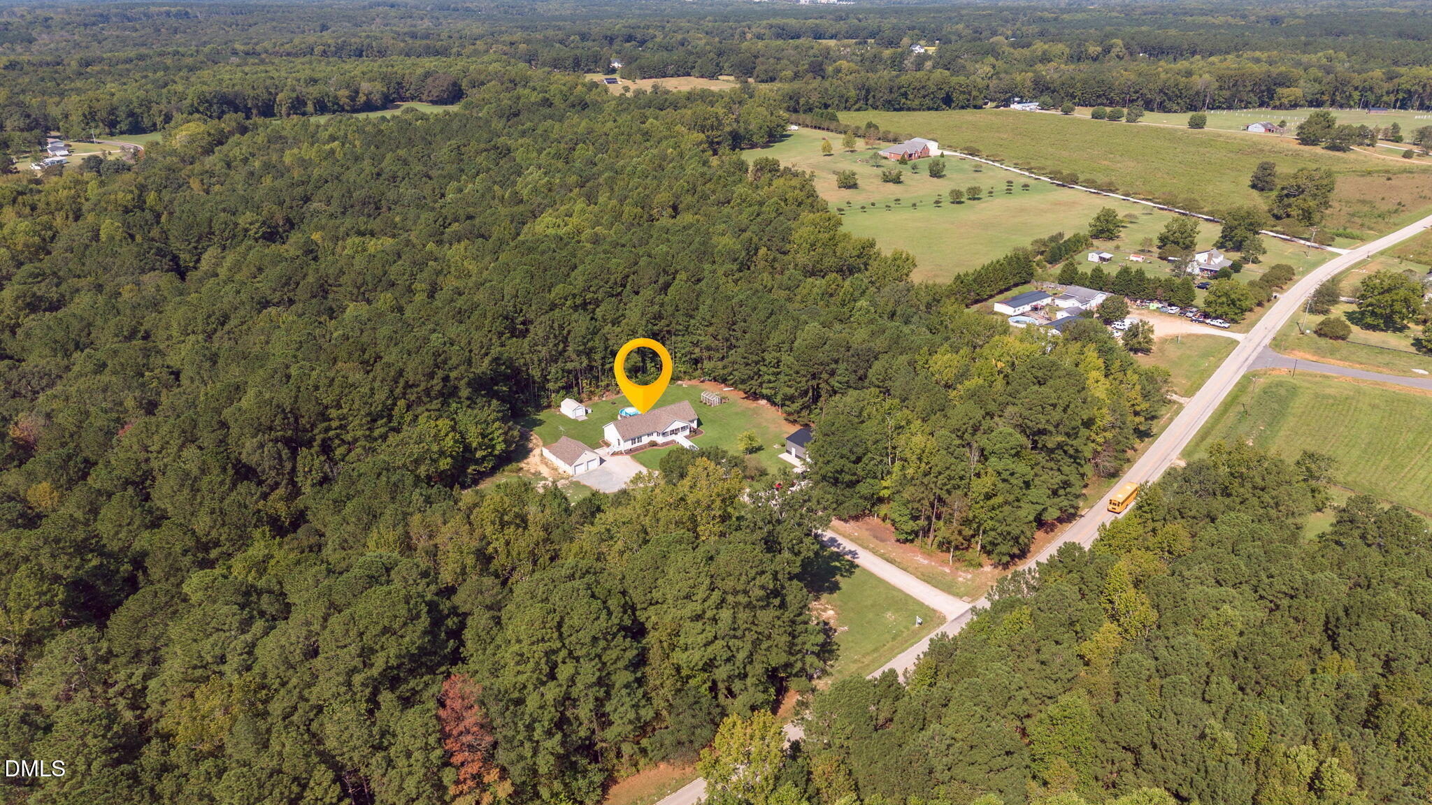 705 Thanksgiving Fire Road Selma, NC 27576 - Photo 37 of 41 Aerial View