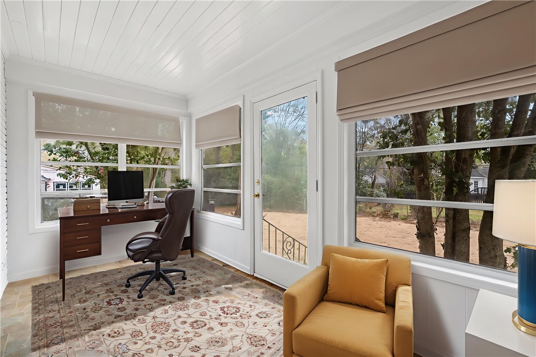 1112 Greenacres Anderson, SC 29621 - Photo 13 of 44 Virtual Staging Office Space and Sunroom