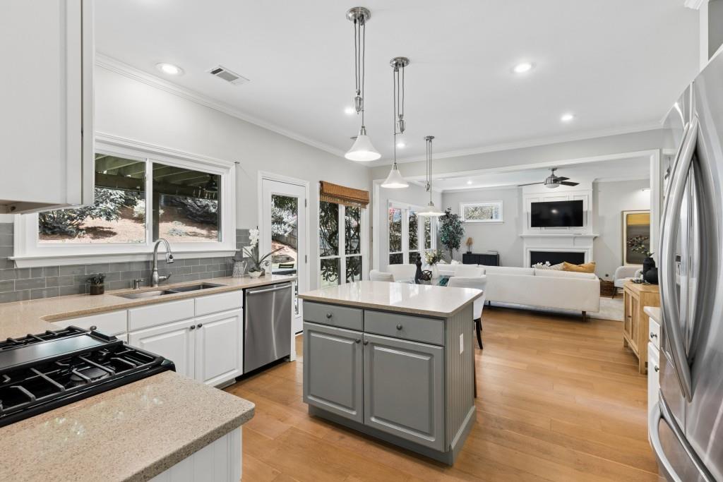 2120 Traywick Chase Alpharetta, GA 30004 - Photo 11 of 54 a kitchen with sink stove and refrigerator
