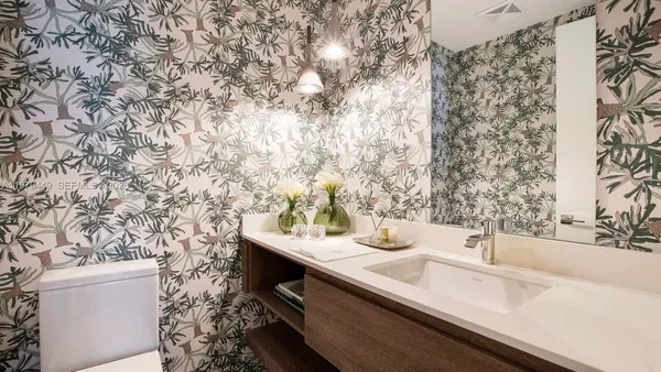 a bathroom with a sink and a toilet