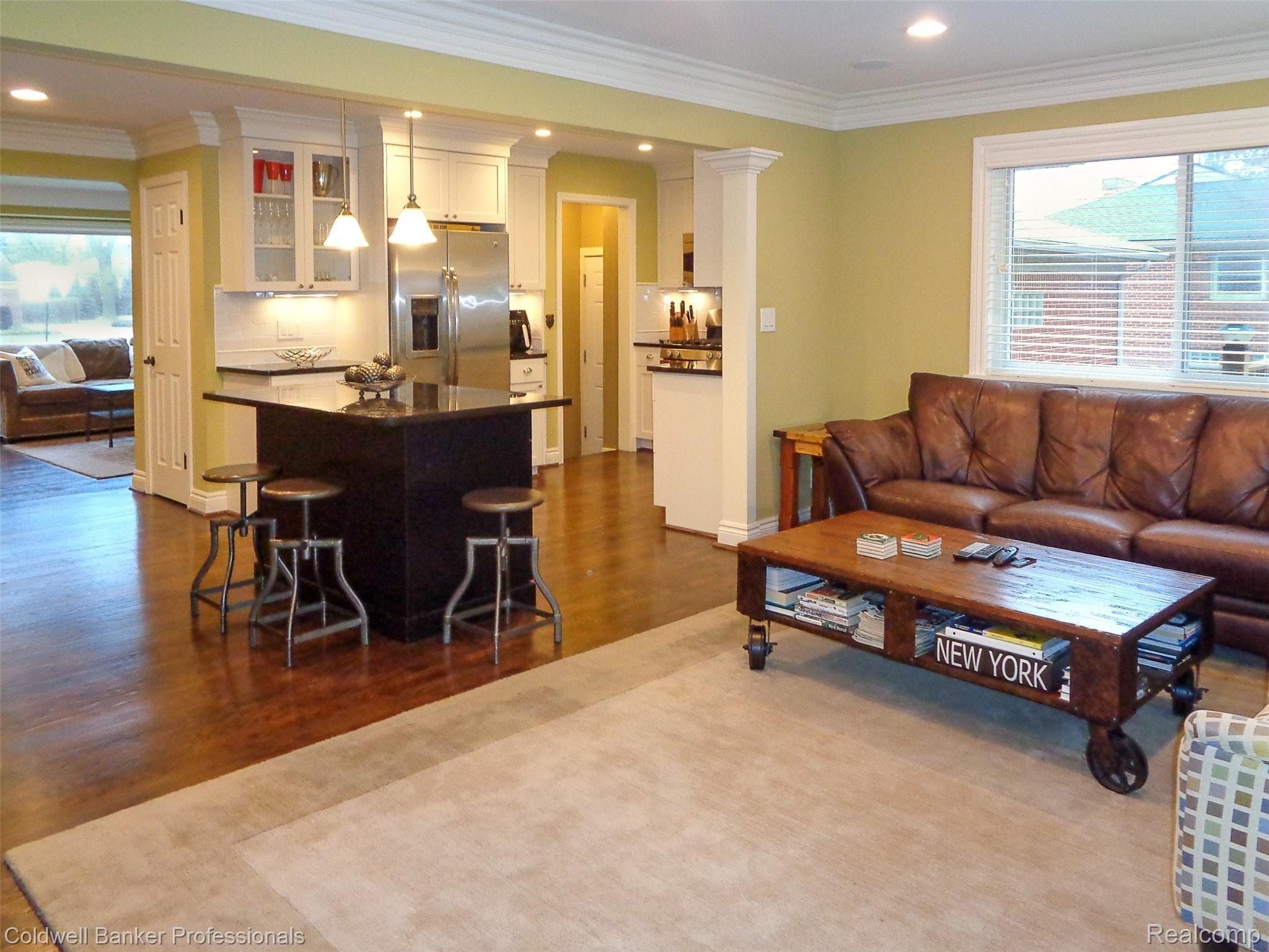 16945 Reedmere Avenue Franklin, MI 48025 - Photo 13 of 37 View from Great Room to Kitchen and Living Rm