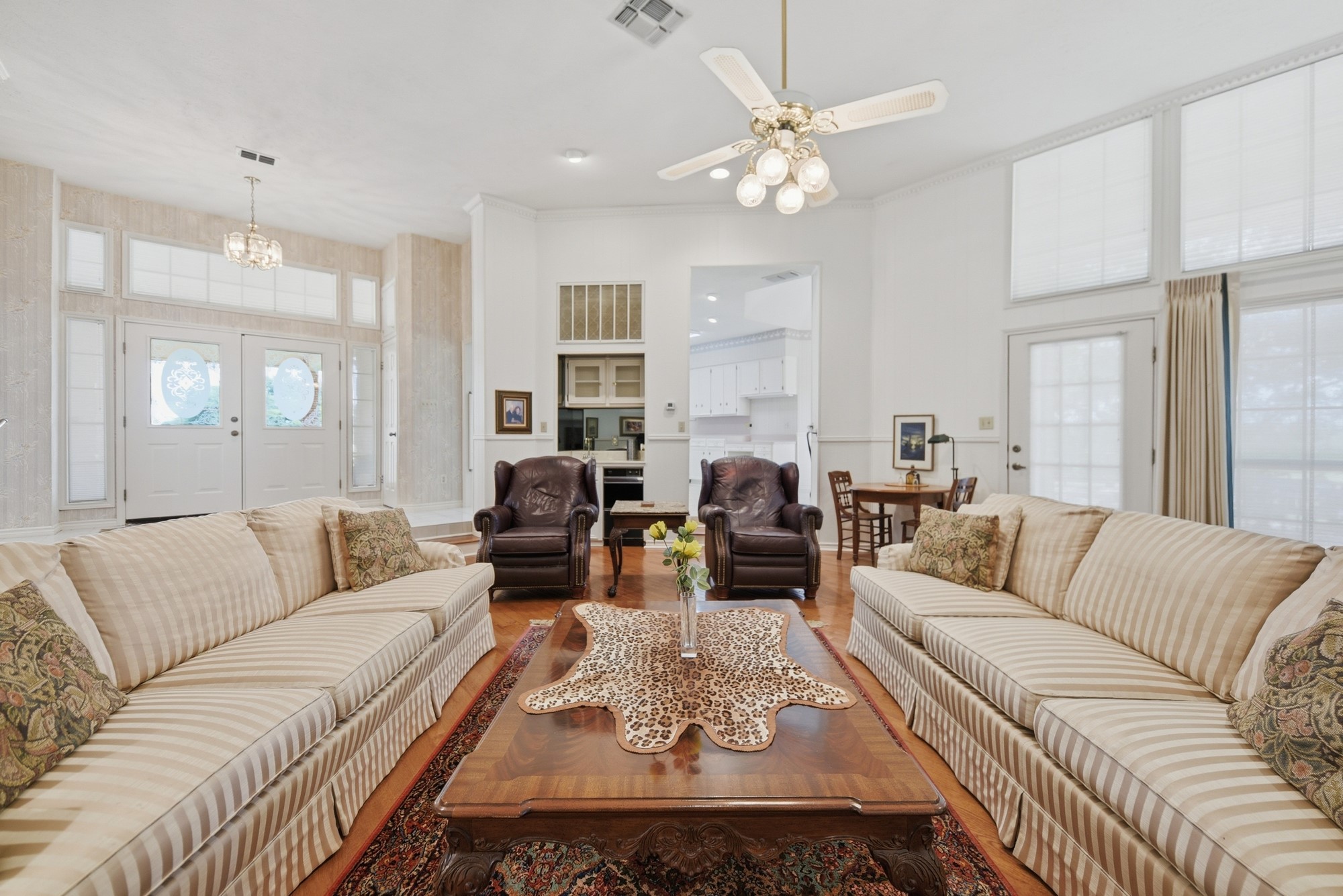 1552 Holub Road Schulenburg, TX 78956 - Photo 13 of 35 An inviting interior with elegant hardwood flooring offers an open living space.