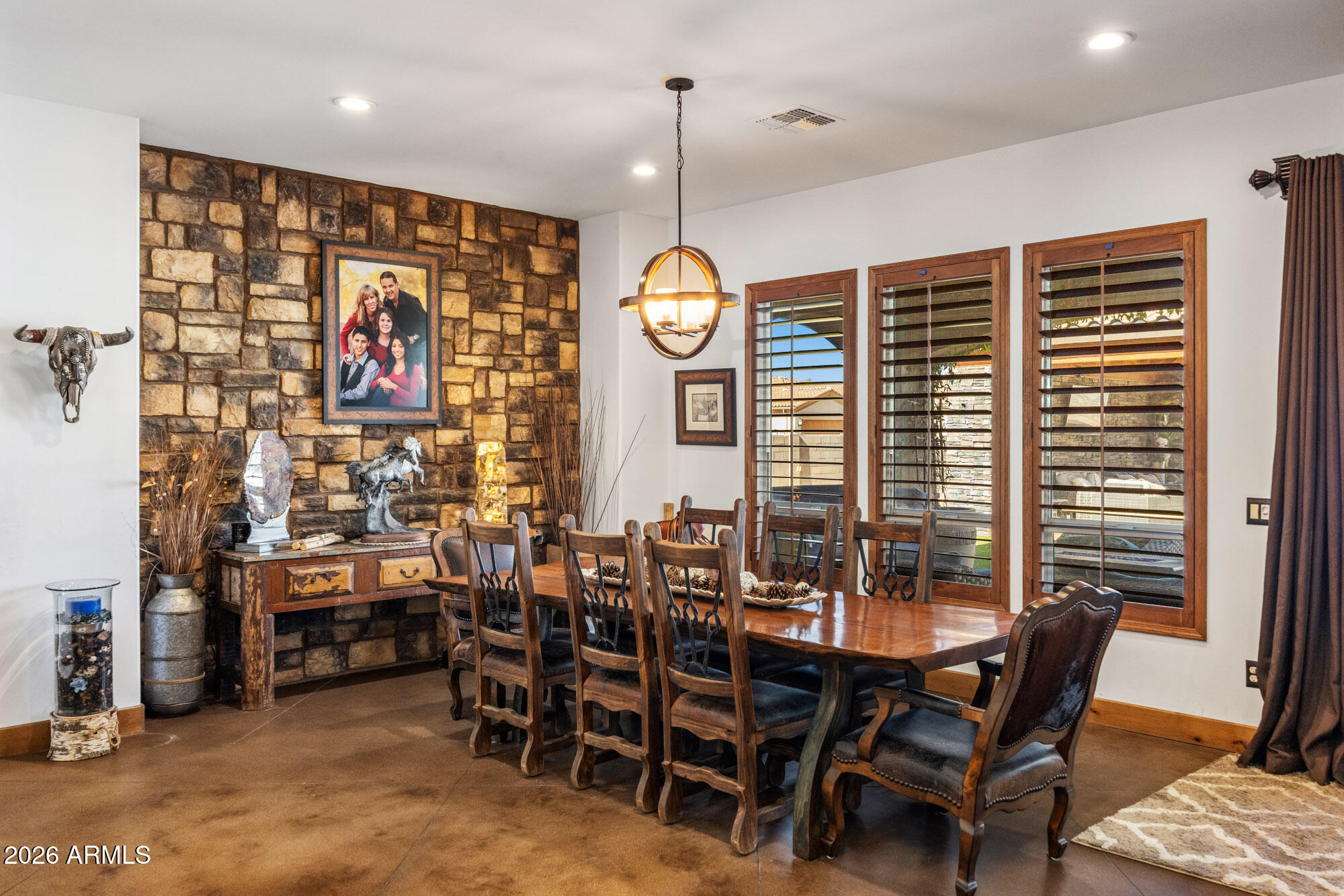 1406 West Joy Ranch Road Phoenix, AZ 85086 - Photo 21 of 58 a very nice looking dining room with furniture window and outside view