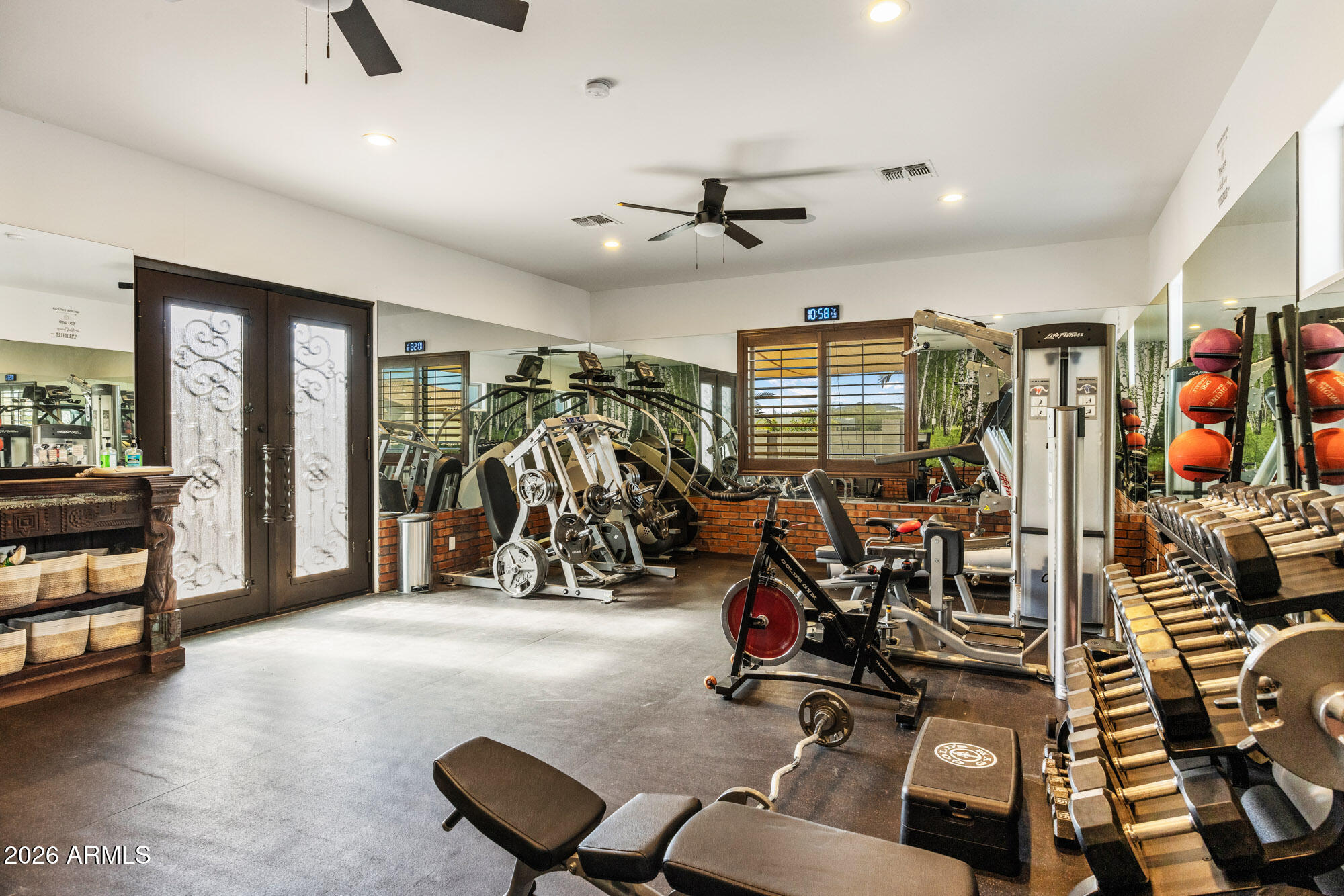 1406 West Joy Ranch Road Phoenix, AZ 85086 - Photo 50 of 58 a view of a room with gym equipment