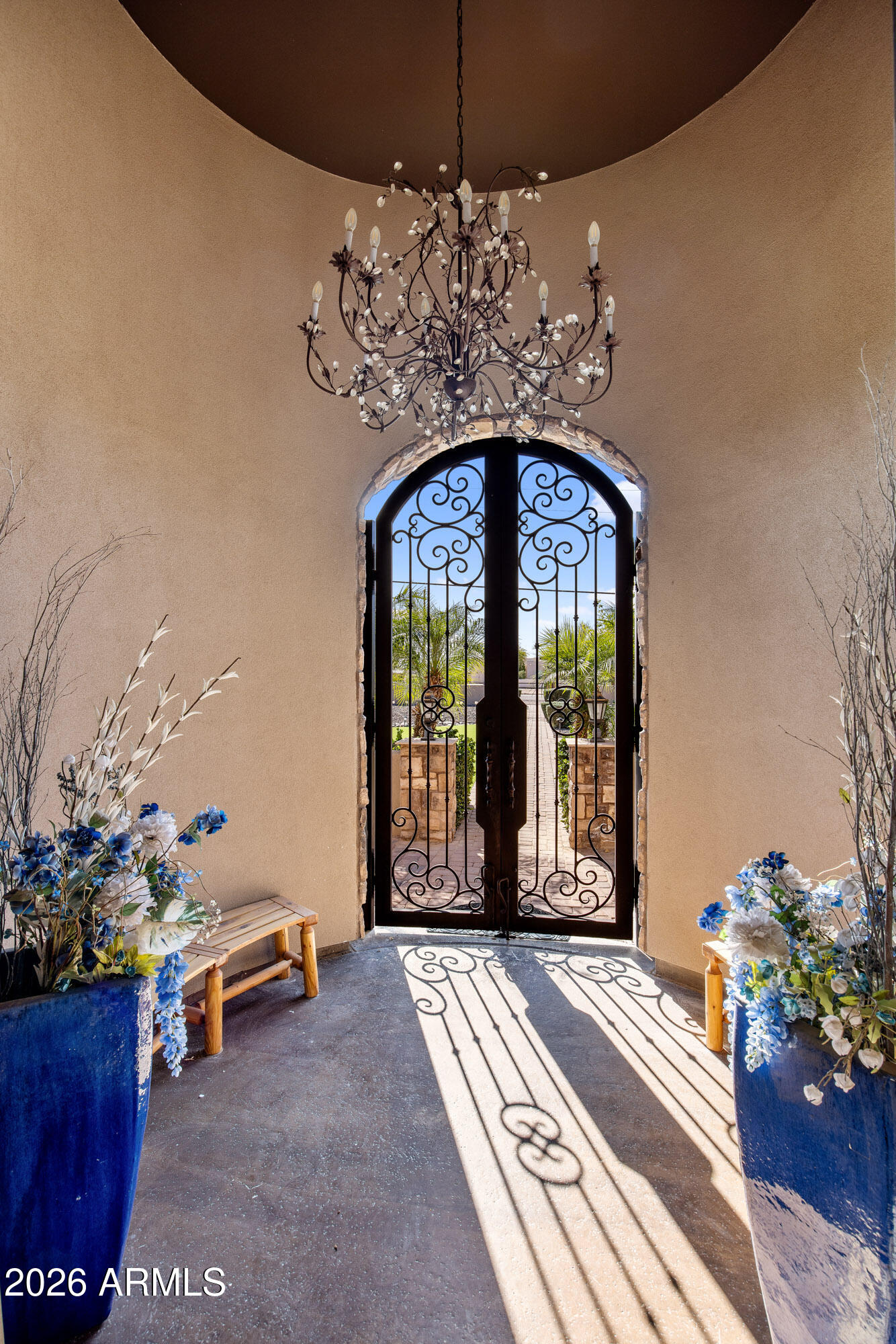 1406 West Joy Ranch Road Phoenix, AZ 85086 - Photo 55 of 58 a view of a entryway with a flower pot