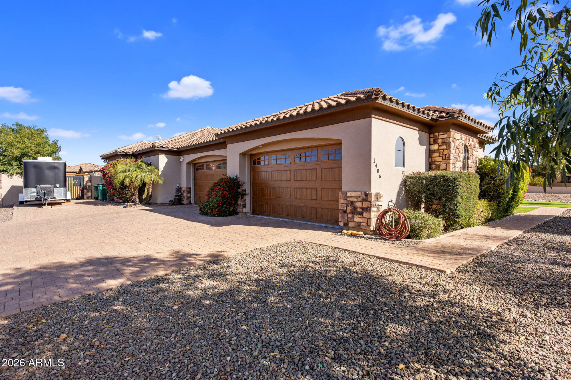 1406 West Joy Ranch Road Phoenix, AZ 85086 - Photo 57 of 58 a view of a house with a yard