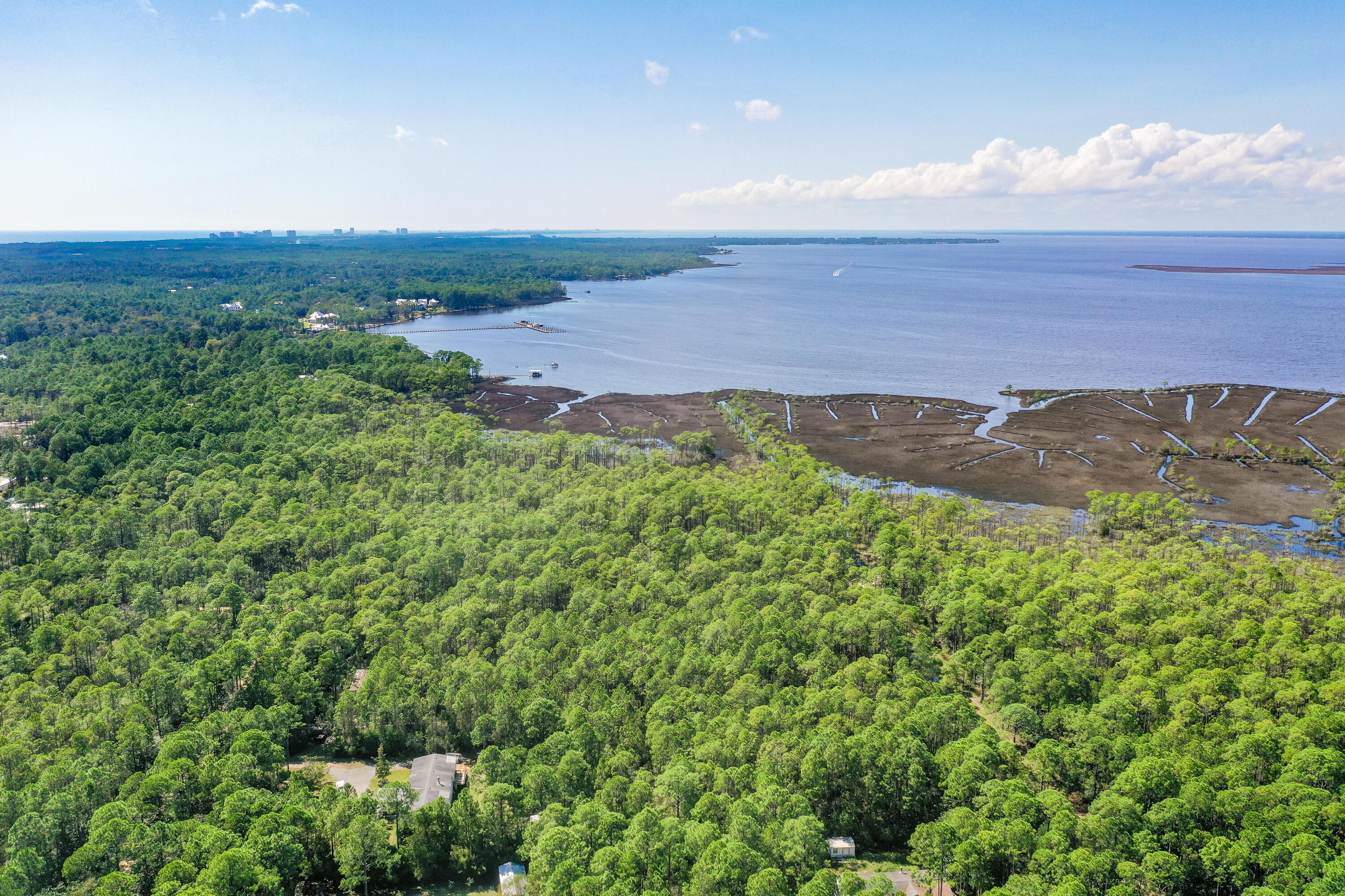 Lot 3 North 15th Street Santa Rosa Beach, FL 32459 - Photo 15 of 18 an aerial view of a house
