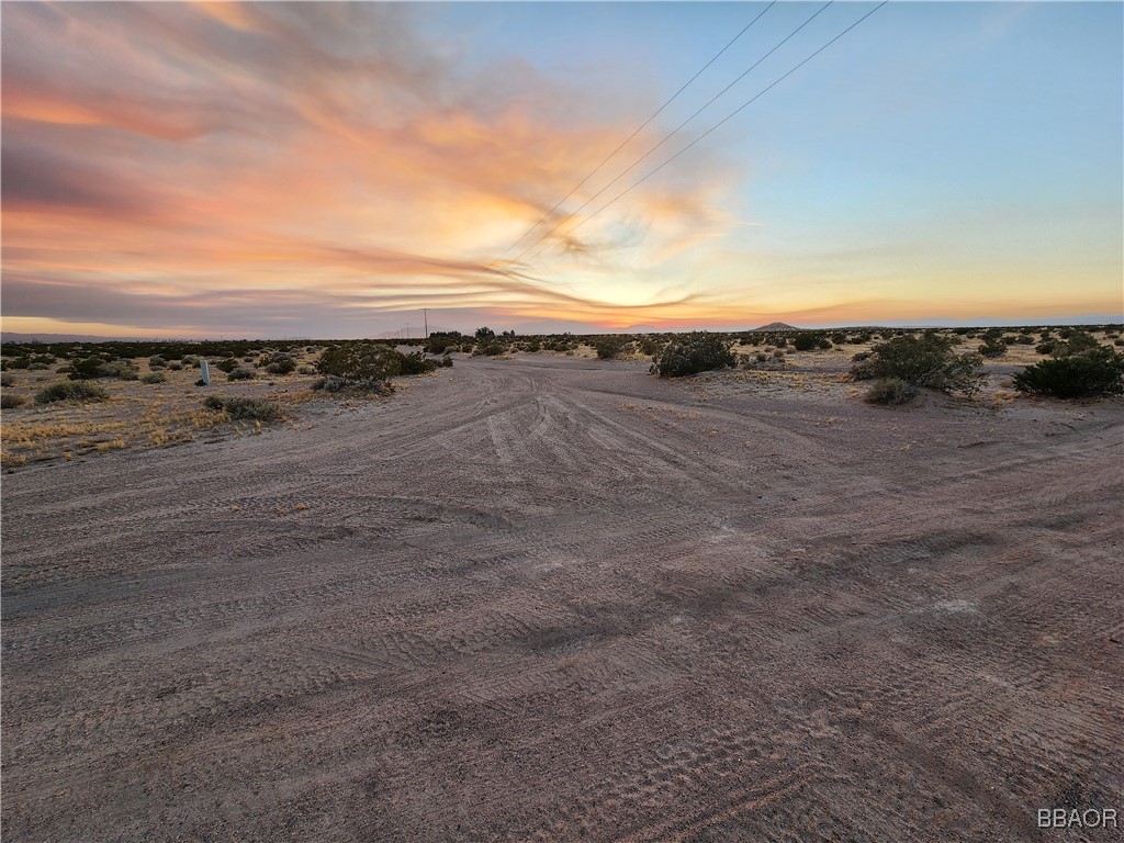 47701 Palma Vista Road Newberry Springs, CA 92365 - Photo 2 of 9 a view of a road with an ocean view