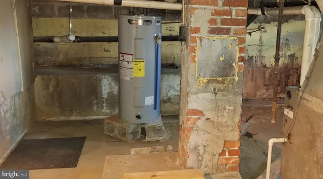 a bathroom with a window