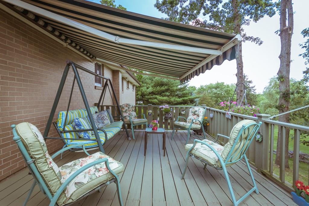 150 Ridge Avenue Economy, PA 15042 - Photo 14 of 18 Great deck with motorized Sun Setter awning