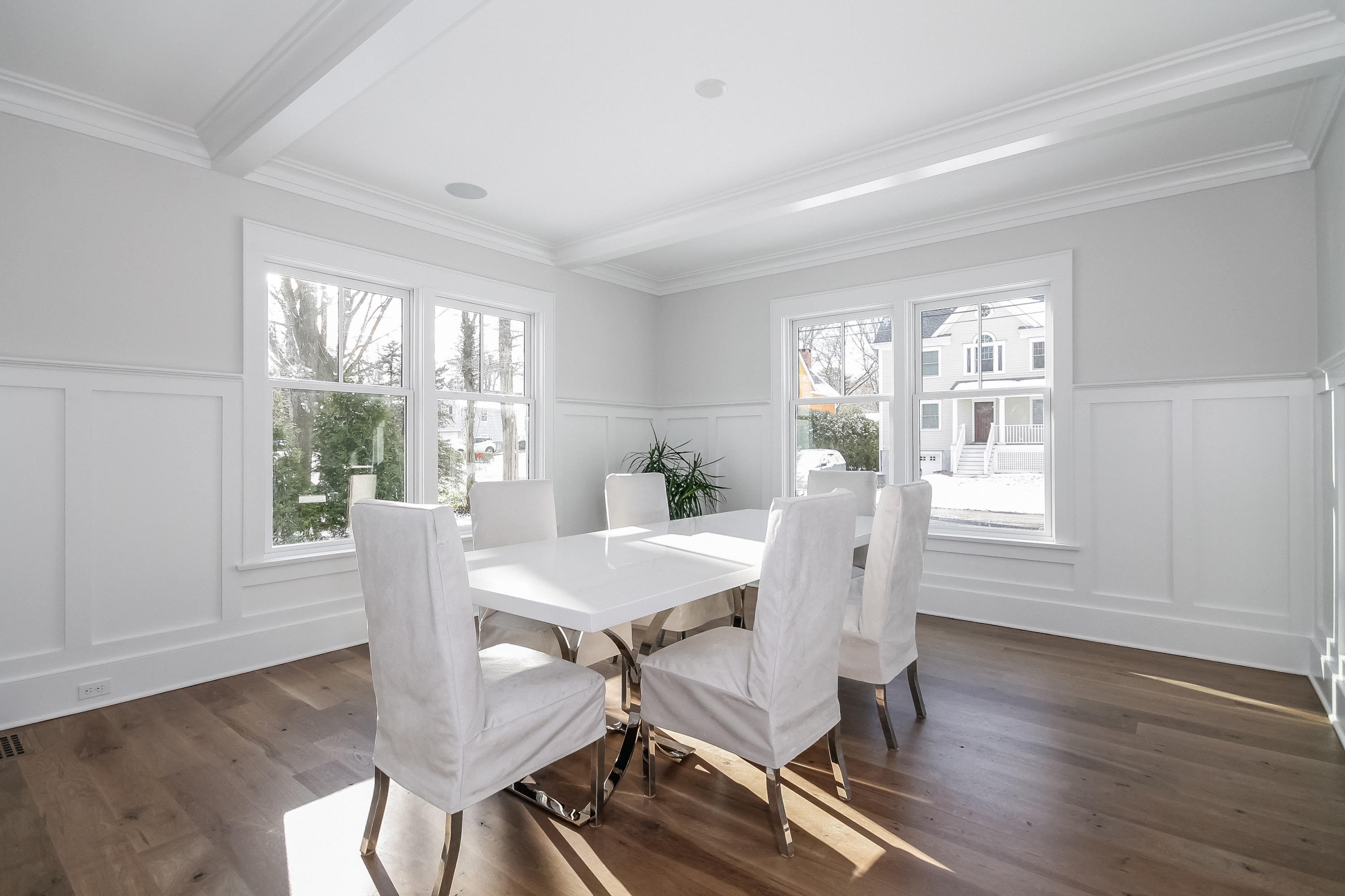 30 Relihan Road Darien, CT 06820 - Photo 4 of 47 a view of a dining room with furniture window and wooden floor