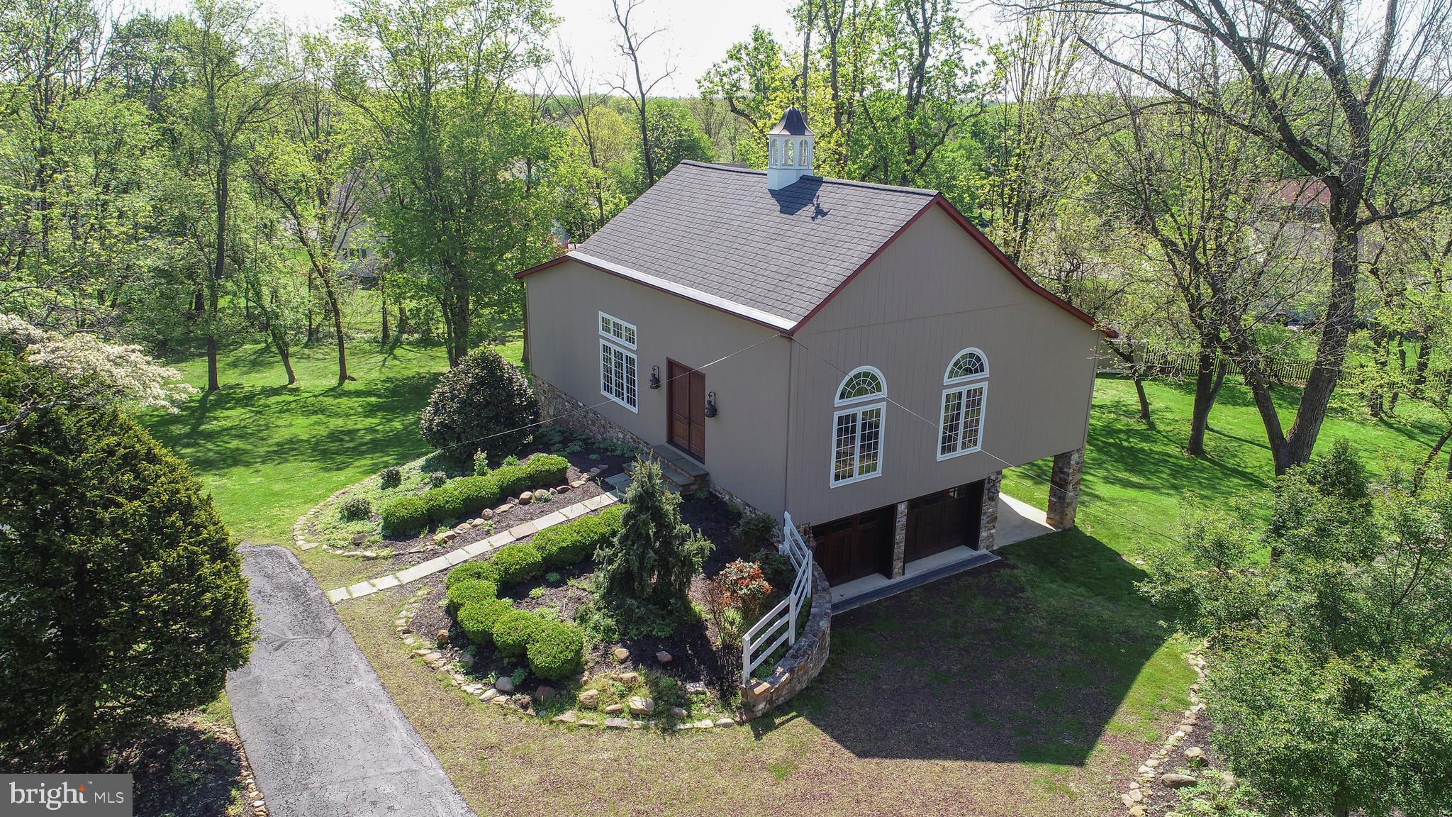 1181 Oxford Valley Road Yardley, PA 19067 - Photo 39 of 61 Aerial of Amish Restored and Expanded Bank Barn