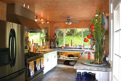 12 Beryl Lane San Rafael, CA 94901 - Photo 2 of 8 Tuscan Inspired Kitchen with Two Sinks