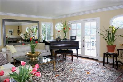 12 Beryl Lane San Rafael, CA 94901 - Photo 3 of 8 Elegant Formal Living Room with Fireplace