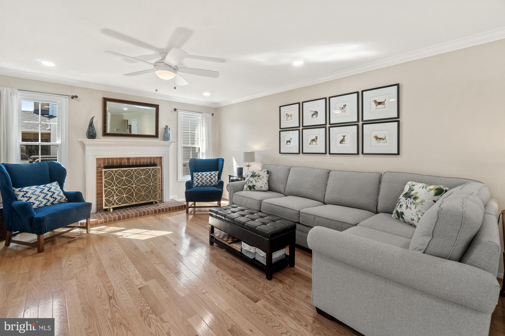 17226 Spates Hill Road Poolesville, MD 20837 - Photo 28 of 70 Family room with wood-burning fireplace
