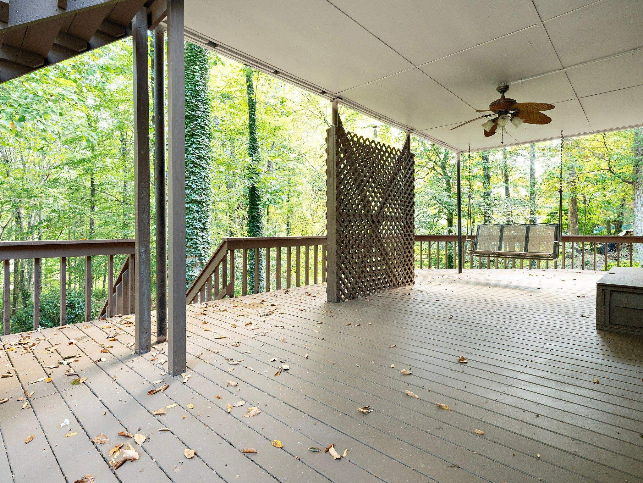 6304 Rushingbrook Drive Raleigh, NC 27612 - Photo 27 of 51 a view of balcony with wooden floor