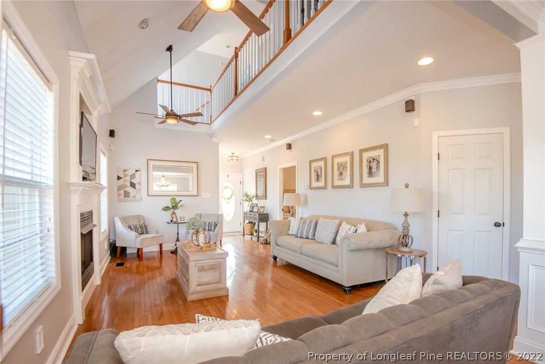 3577 Hayfield Road Wade, NC 28395 - Photo 13 of 47 a living room with furniture and a large window