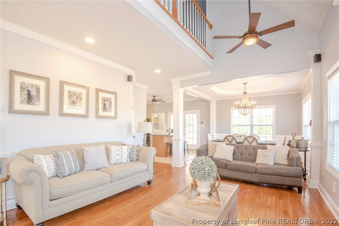 3577 Hayfield Road Wade, NC 28395 - Photo 9 of 47 a living room with furniture and a couch