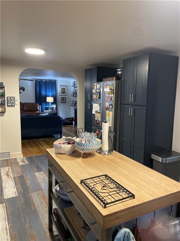 128 Lebanon Church Road Pittsburgh, PA 15236 - Photo 8 of 28 a kitchen with a stove and a refrigerator