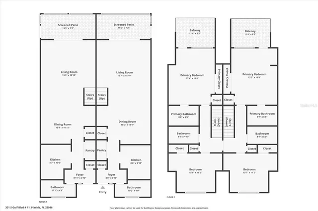 $2,510,000 | 301 South Gulf Boulevard, Unit 11 & 12, Boca Grande, FL 33921