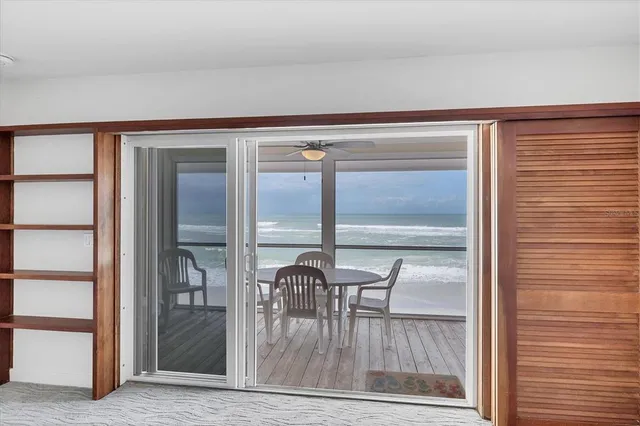 a view of a livingroom with a furniture