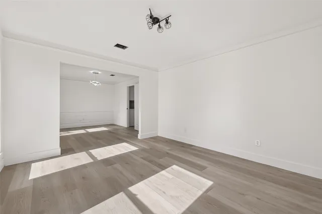 wooden floor in an empty room