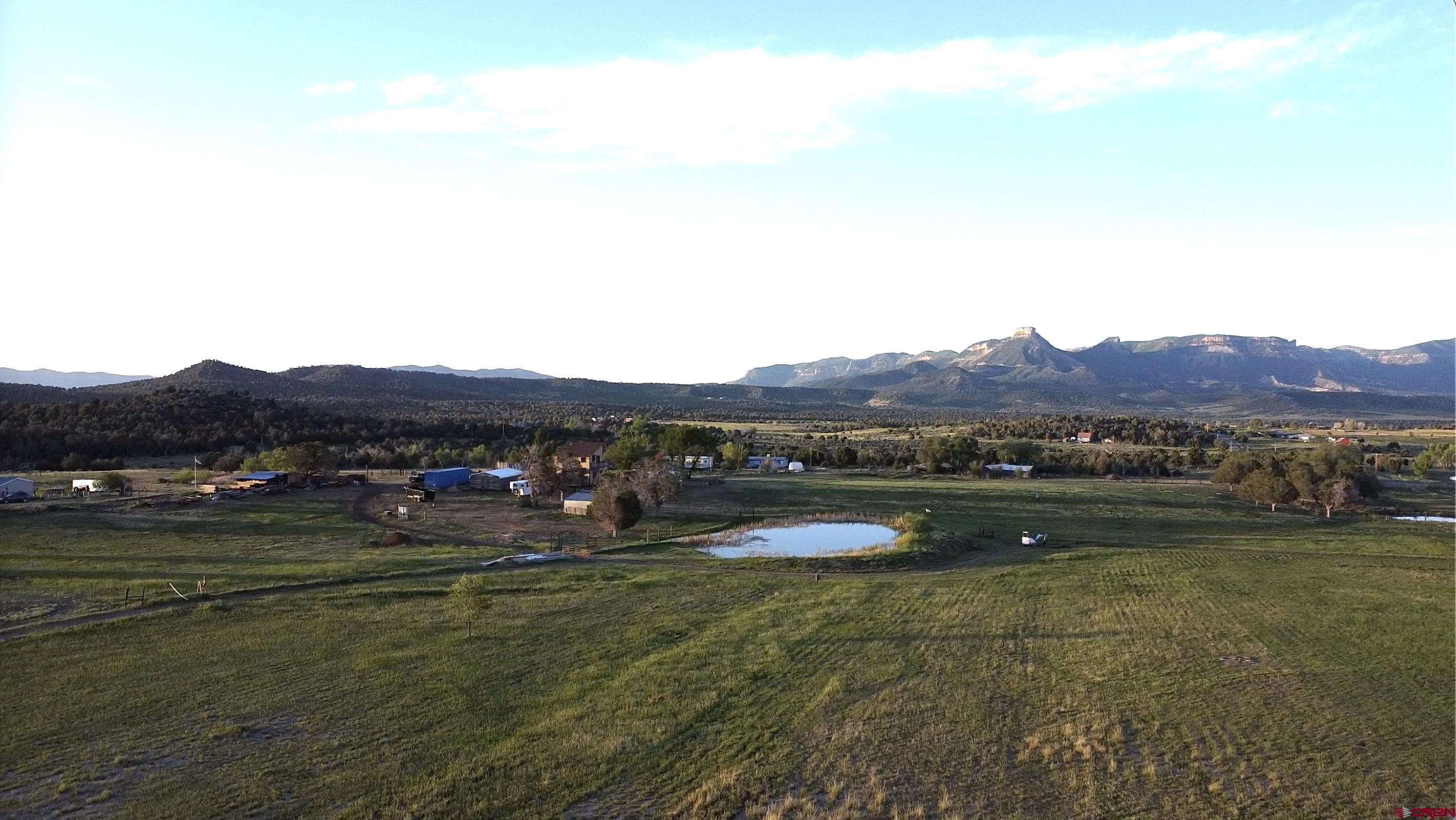a view of lake with mountain view
