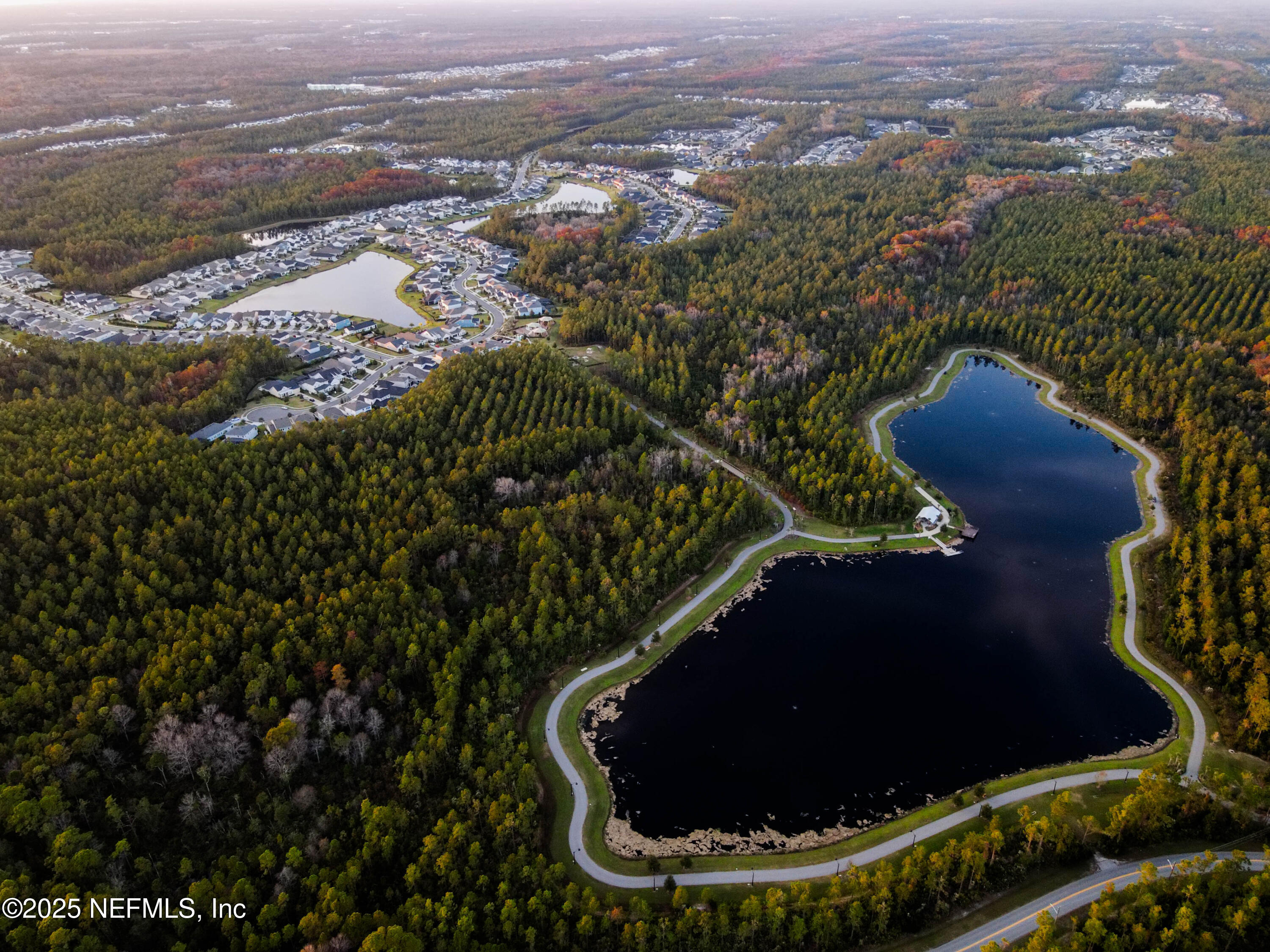 139 Spinner Drive Ponte Vedra, FL 32081 - Photo 58 of 67 an aerial view of residential houses with outdoor space and trees